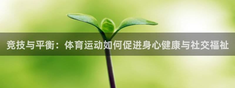  一竞技客服：竞技与平衡：体育运动如何促进身心健康与社交福祉